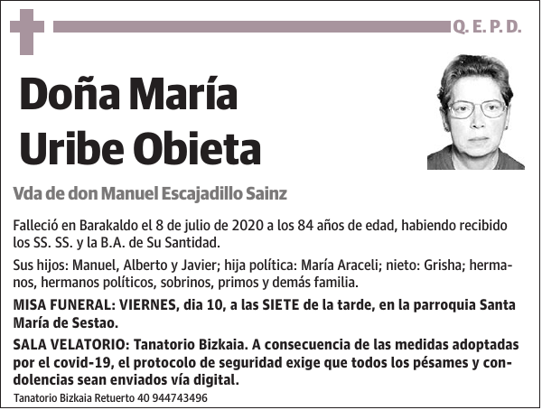 María Uribe Obieta