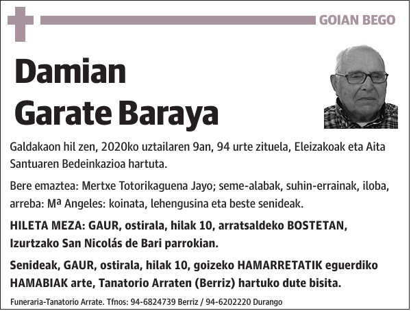 Damian Garate Baraya