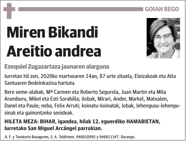 Miren Bikandi Areitio