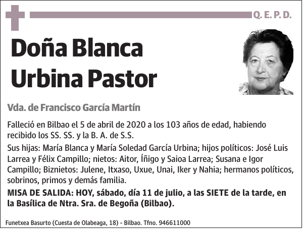 Blanca Urbina Pastor