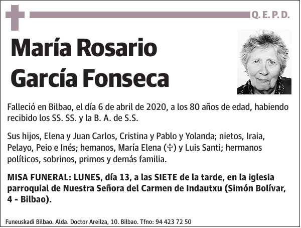 María Rosario García Fonseca