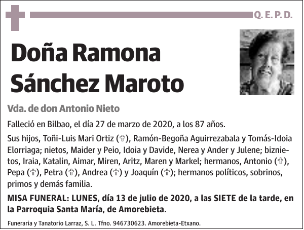 Ramona Sánchez Maroto