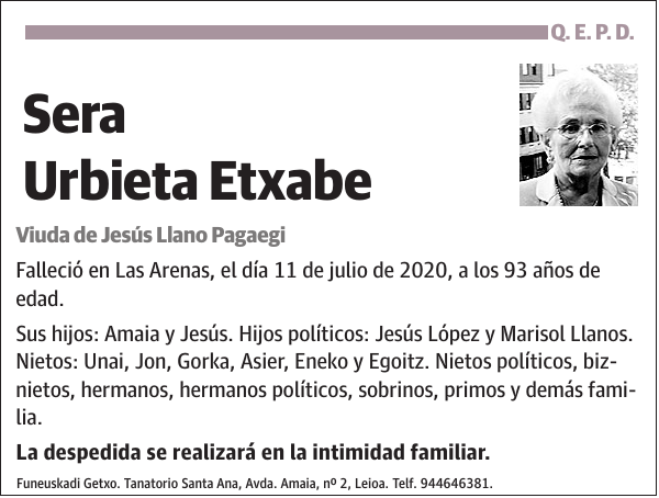 Sera Urbieta Etxabe