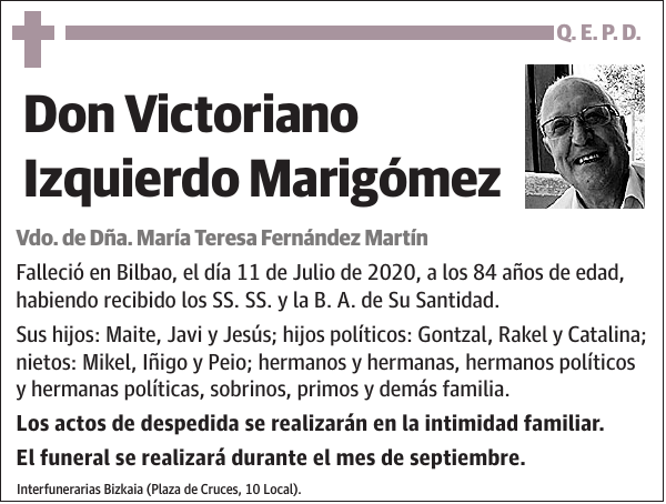 Victoriano Izquierdo Marigómez