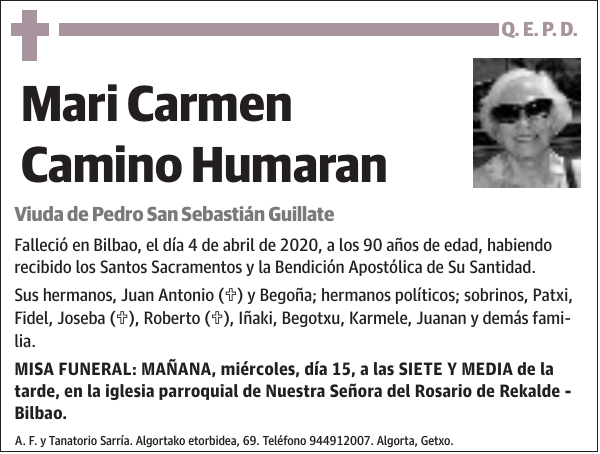 Mari Carmen Camino Humaran