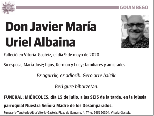 Javier María Uriel Albaina