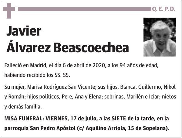 Javier Álvarez Beascoechea