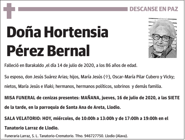 Hortensia Pérez Bernal