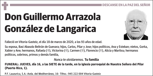 Guillermo Arrazola González de Langarica