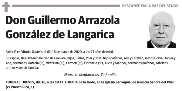 Guillermo Arrazola González de Langarica