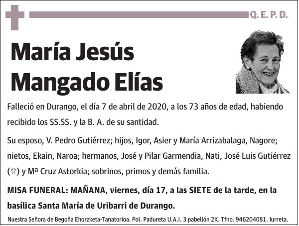 María Jesús Mangado Elías