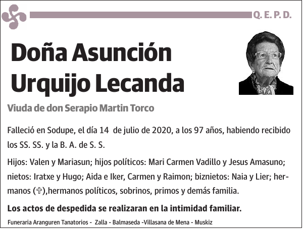 Asunción Urquijo Lecanda