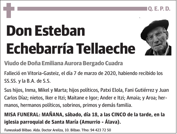 Esteban Echebarría Tellaeche