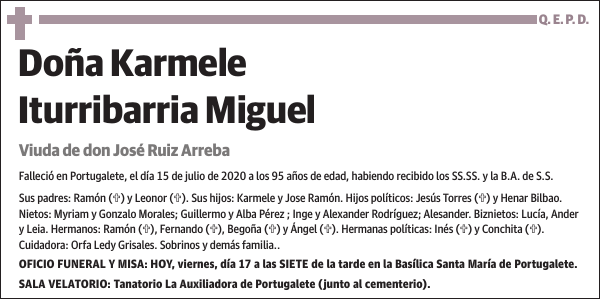 Karmele Iturribarria Miguel