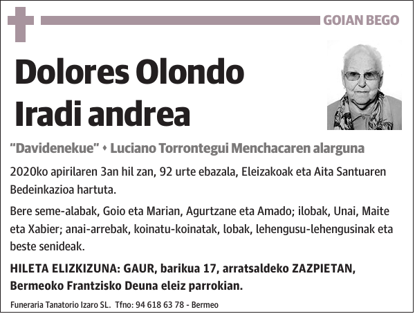 Dolores Olondo Iradi