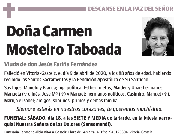 Carmen Mosteiro Taboada