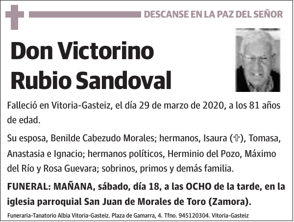 Victorino Rubio Sandoval