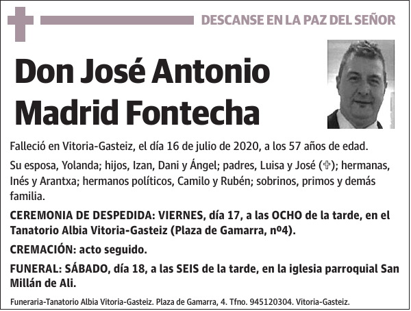 José Antonio Madrid Fontecha