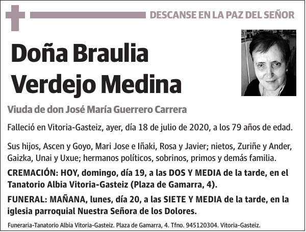 Braulia Verdejo Medina