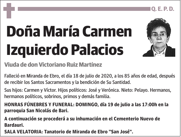 María Carmen Izquierdo Palacios