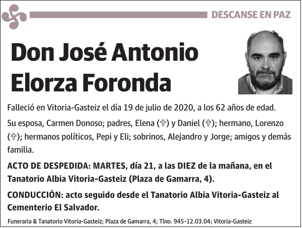 José Antonio Elorza Foronda