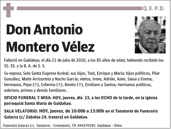 Antonio Montero Vélez