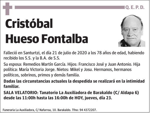 Cristóbal Hueso Fontalba