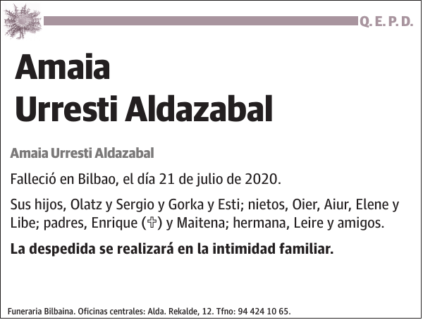 Amaia Urresti Aldazabal