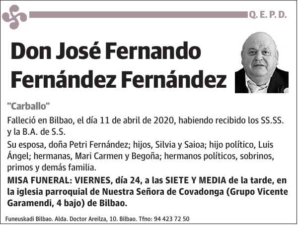 José Fernando Fernández Fernández