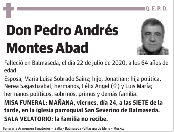 Pedro Andrés Montes Abad