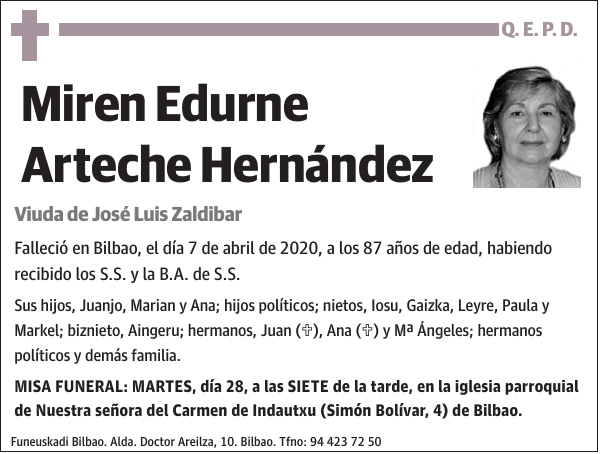 Miren Edurne Arteche Hernández