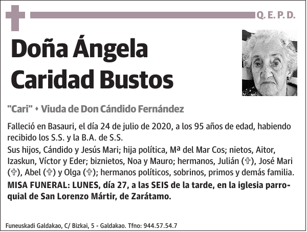 Ángela Caridad Bustos