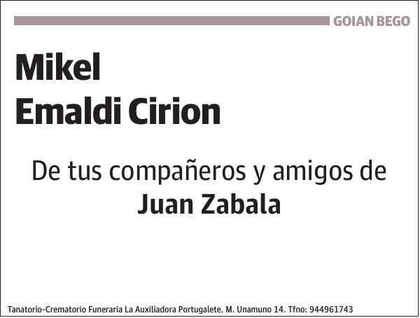 Mikel Emaldi Cirion