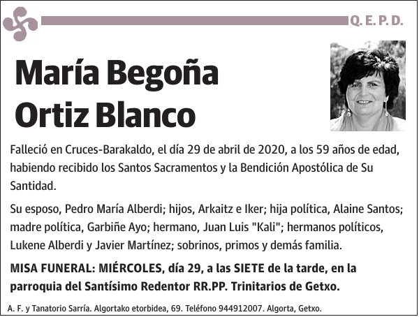 María Begoña Ortiz Blanco