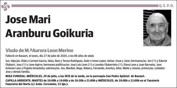 Jose Mari Aranburu Goikuria