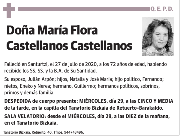 María Flora Castellanos Castellanos