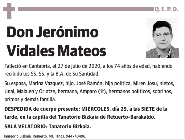 Jerónimo Vidales Mateos