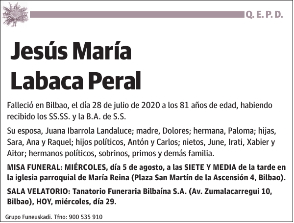 Jesús María Labaca Peral