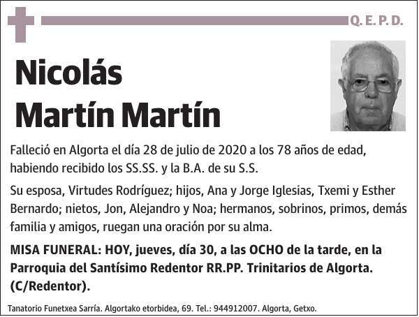 Nicolás Martín Martín