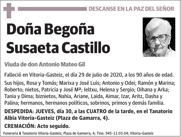 Begoña Susaeta Castillo