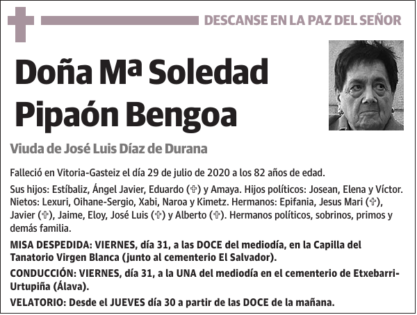 Mª Soledad Pipaón Bengoa