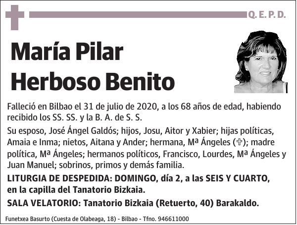 María Pilar Herboso Benito