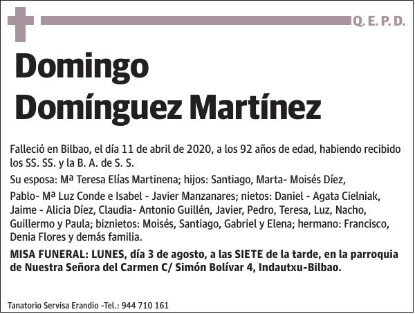 Domingo Domínguez Martínez