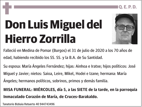 Luis Miguel del Hierro Zorrilla