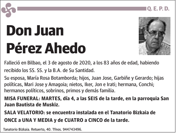 Juan Pérez Ahedo