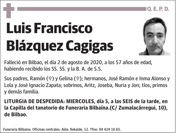 Luis Francisco Blázquez Cagigas