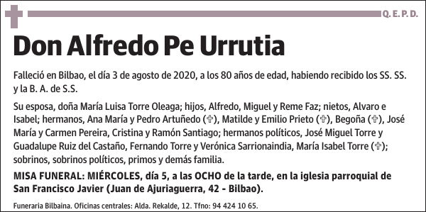 Alfredo Pe Urrutia