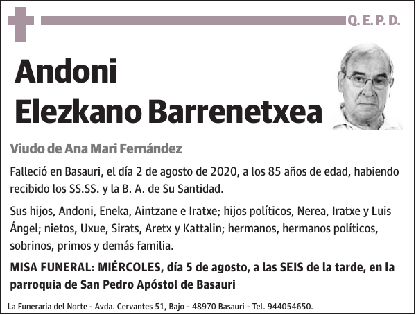 Andoni Elezkano Barrenetxea