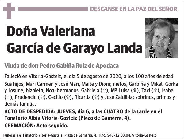 Valeriana García de Garayo Landa