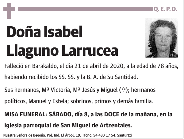 Isabel Llaguno Larrucea